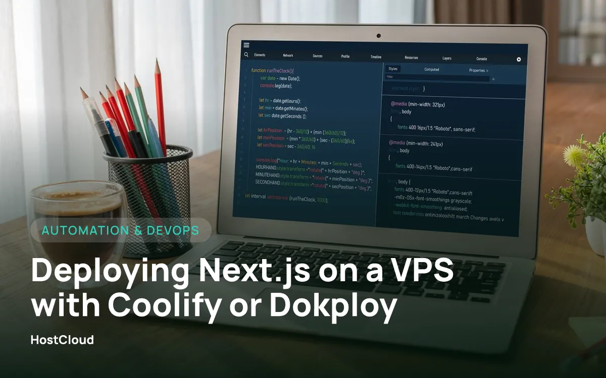 Deploying Next.js on a VPS with Coolify or Dokploy