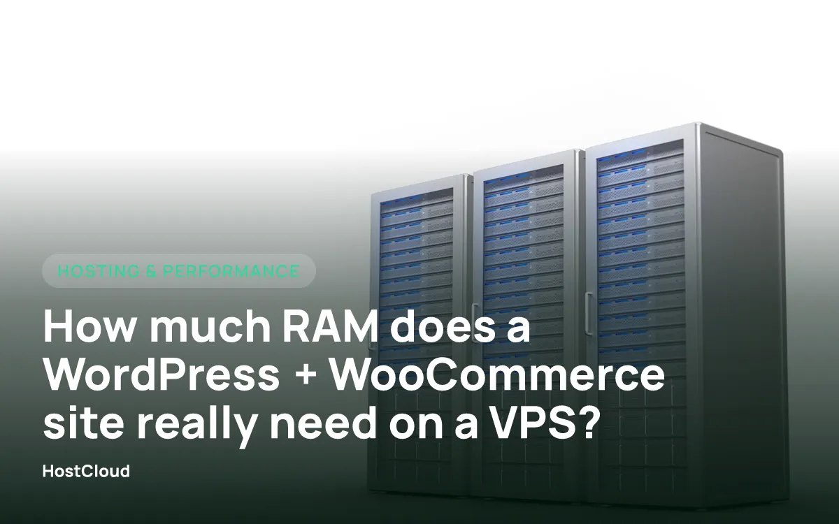 How much RAM does a WordPress + WooCommerce site really need on a VPS?