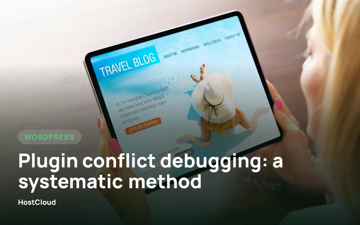 Plugin conflict debugging: a systematic method