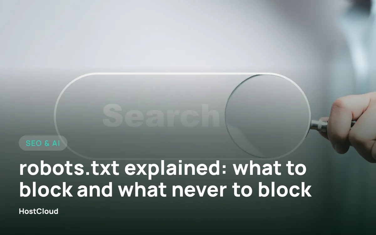 robots.txt explained: what to block and what never to block