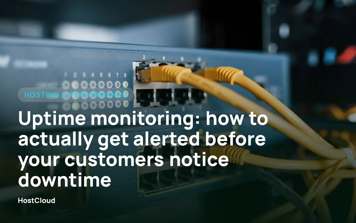 Uptime monitoring: how to actually get alerted before your customers notice downtime