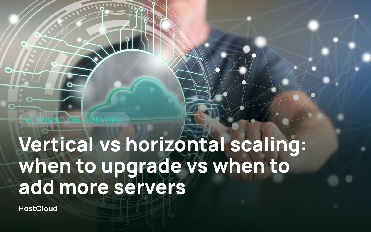 Vertical vs horizontal scaling: when to upgrade vs when to add more servers