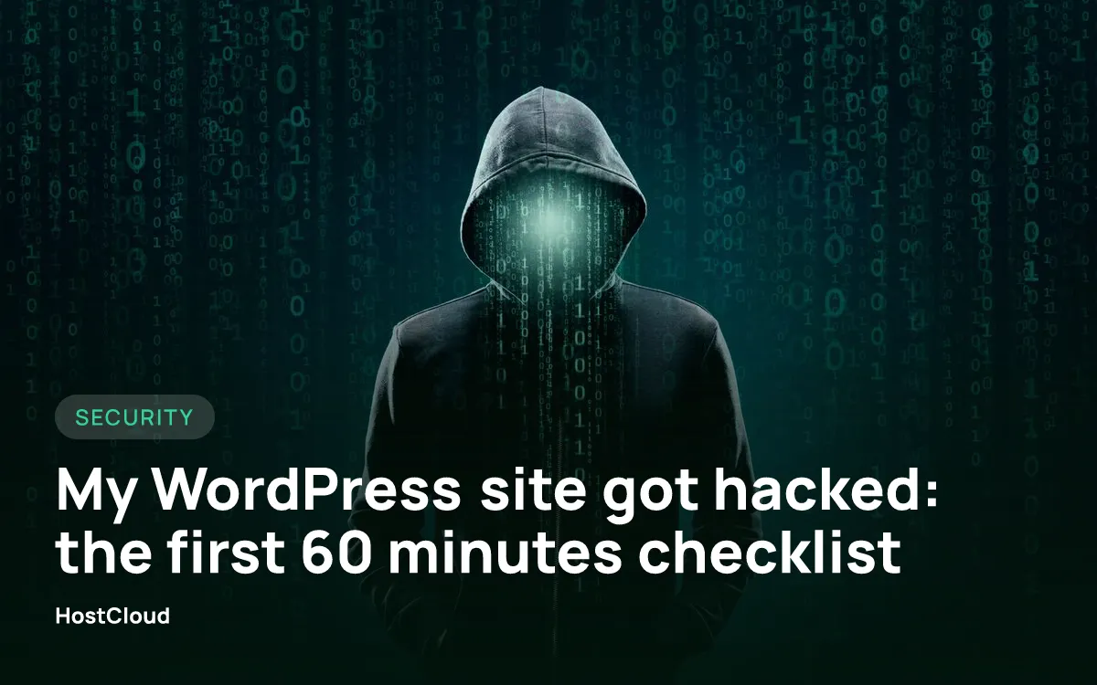 My WordPress site got hacked: the first 60 minutes checklist